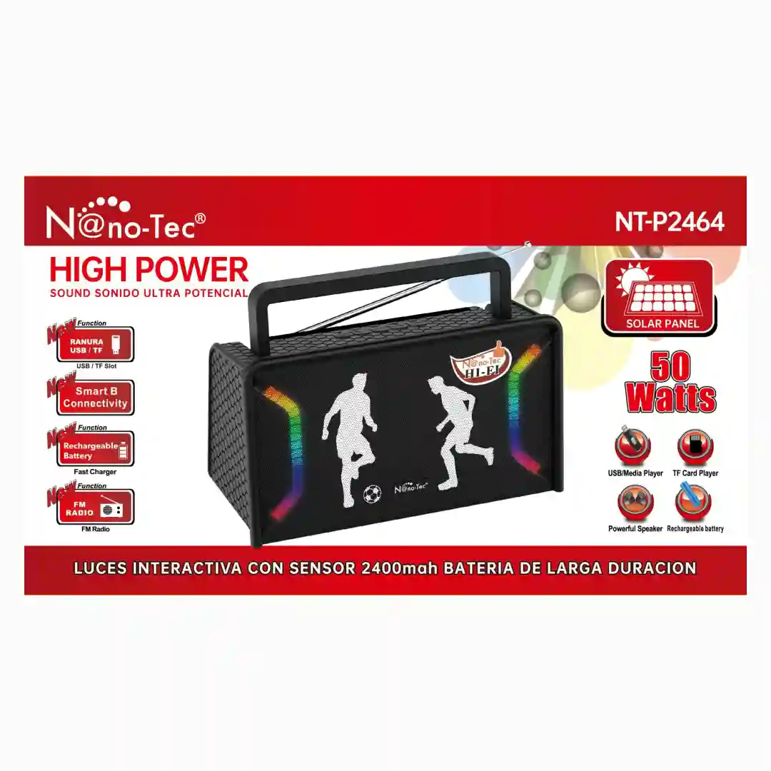 PARLANTE NANOTEC NT-P2464 (X30)-01 PARLANTE NANOTEC NT-P2464 (X30) - Imagen 1