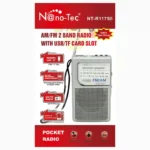 RADIO DE BOLSILLO NANOTEC NT-R1175B (X60)