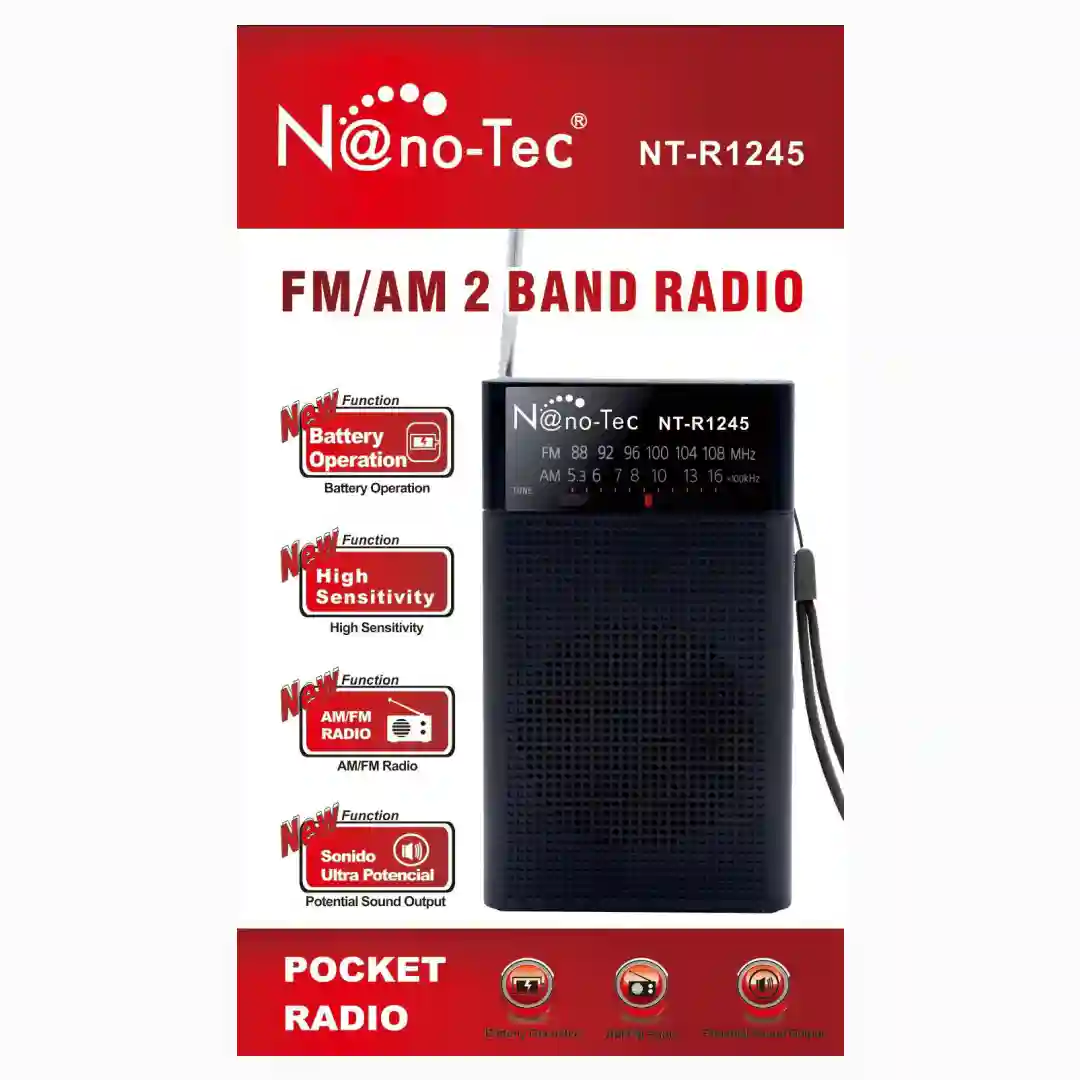 RADIO NANOTE NT-R1245 (X60)-01 RADIO NANOTE NT-R1245 (X60) - Imagen 1