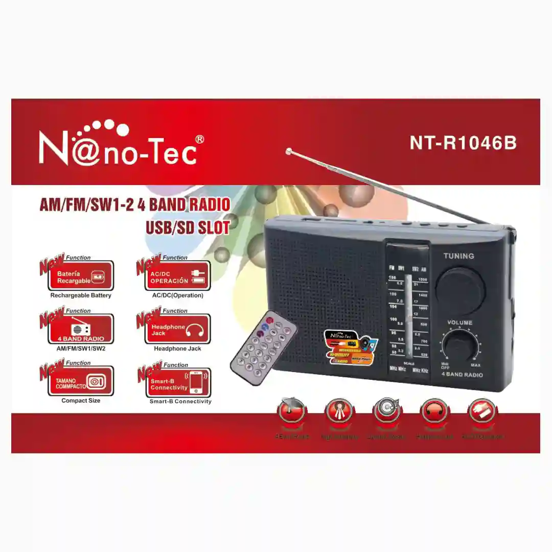 RADIO NANOTEC NT-R1046B (X30)-07 RADIO NANOTEC NT-R1046B (X30) - Imagen 1