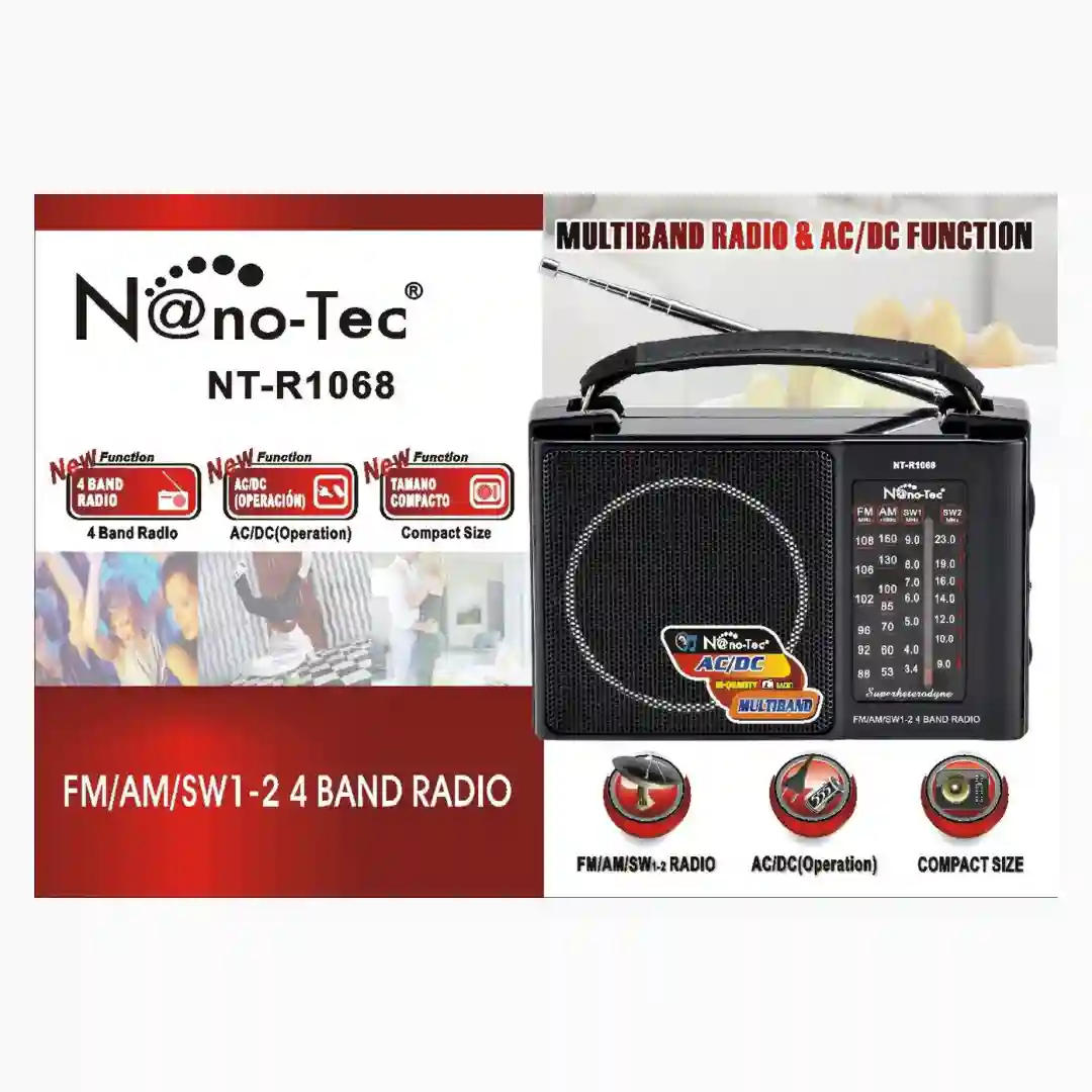RADIO NANOTEC NT-R1068 (X30)-01 RADIO NANOTEC NT-R1068 (X30) - Imagen 1