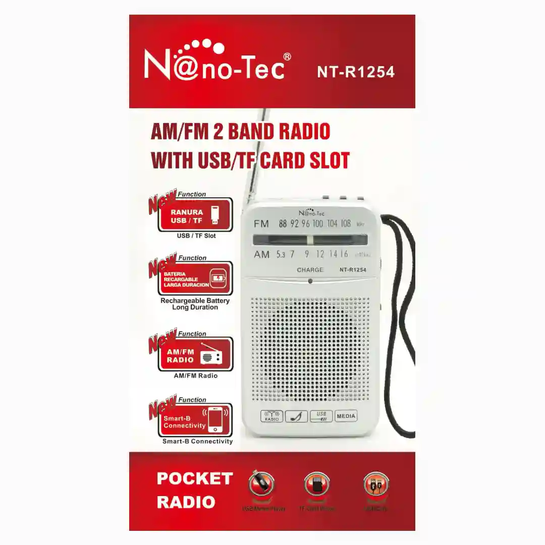 RADIO NANOTEC NT-R1254-01 RADIO NANOTEC NT-R1254 - Imagen 1