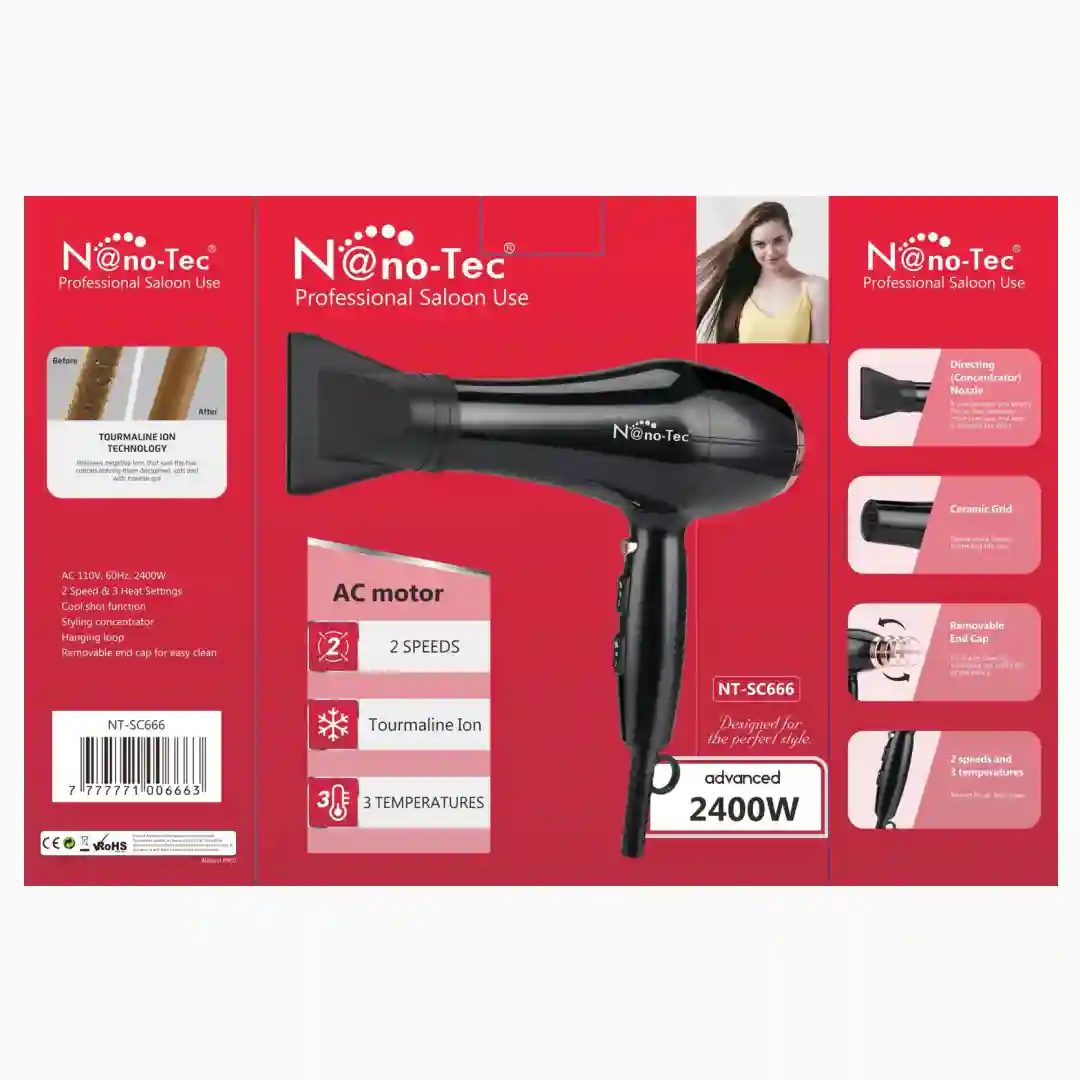 SECADOR NANOTEC NT-SC666 (6)-01 SECADOR NANOTEC NT-SC666 (6) - Imagen 1