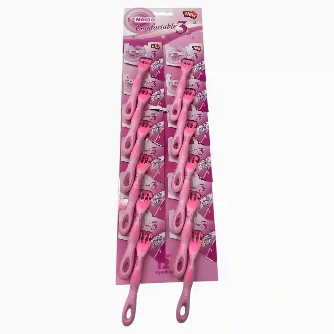 MÁQUINAS DE AFEITAR MUJER MACAO SET X12 MC-1263-01 MÁQUINAS DE AFEITAR MUJER MACAO SET X12 MC-1263 - Imagen 1