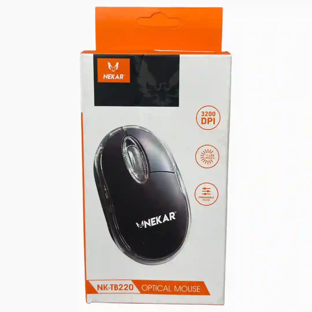 MOUSE INALÁMBRICO NEKAR NK-TB220-01 MOUSE NEKAR NK-TB220 - Imagen 1