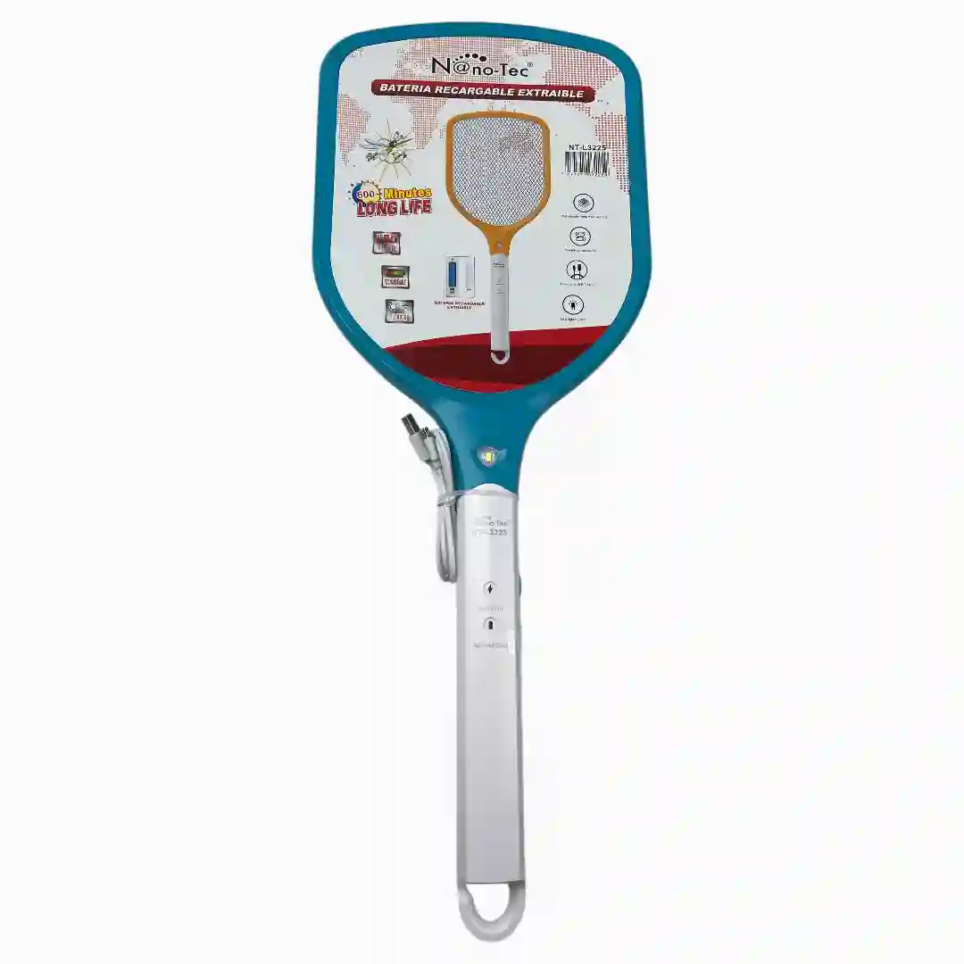 RAQUETA MATAMOSCAS NANOTEC NT-L3225-01 RAQUETA MATAMOSCAS NANOTEC NT-L3225 - Imagen 1