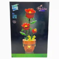FICHAS PARA ARMAR MACETA DE ROSAS 116 344 PCS FOX-2340