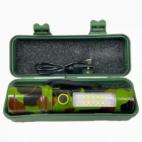 LINTERNA ESTILO MILITAR CAJA VERDE 603-1 - Imagen 2