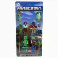 MINECRAFT EN BLISTER X4 PIEZAS MAGNEICAS FOX-2369