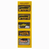SET DE BOMBEROS CARROS METÁLICOS Y SONIDO 660-A66 (BOX X24) - Imagen 2