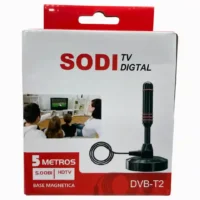 ANTENA TV DIGITAL SODI 5 METROS DVB-T2