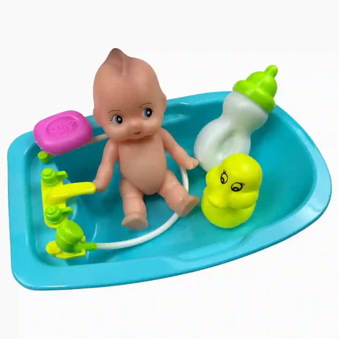 BAÑERA INFANTIL CON BEBÉ 669-225A-01 BAÑERA INFANTIL CON BEBÉ 669-225A - Imagen 1
