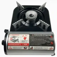 ESTUFA PORTÁTIL A GAS CAJA NEGRA 3X-5980 DAL1844 (BOX X6) - Imagen 4