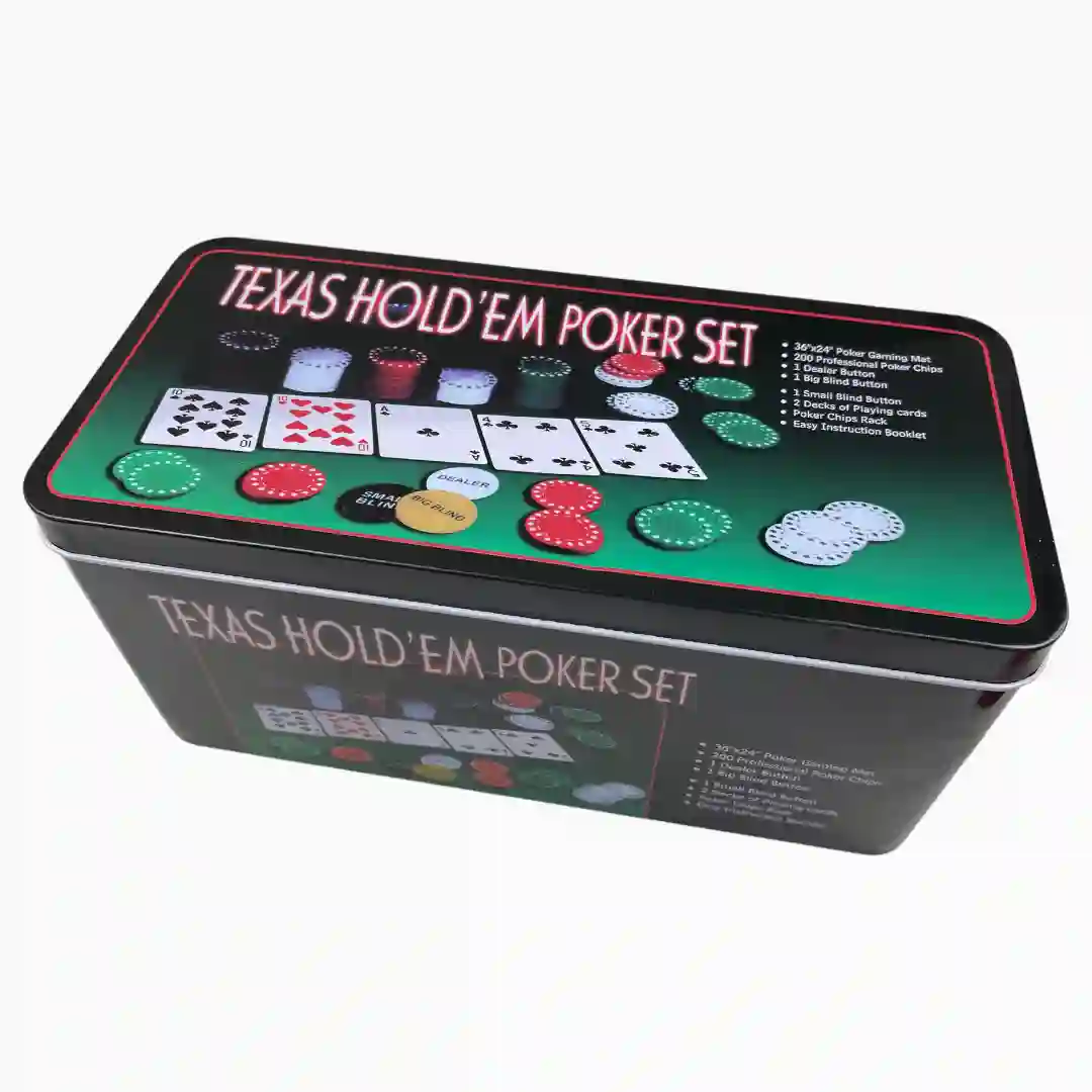 JUEGO DE POKER FICHAS CAJA METÁLICA BN3458 (BOX X12)-01 JUEGO DE POKER FICHAS CAJA METÁLICA BN3458 (BOX X12) - Imagen 1