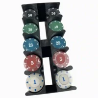 JUEGO DE POKER FICHAS CAJA METÁLICA BN3458 (BOX X12) - Imagen 3