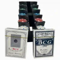 JUEGO DE POKER FICHAS CAJA METÁLICA BN3458 (BOX X12) - Imagen 2
