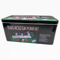JUEGO DE POKER FICHAS CAJA METÁLICA BN3458 (BOX X12) - Imagen 5
