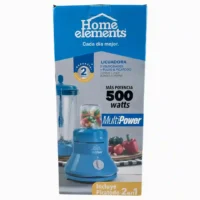LICUADORA VIDRIO HOME ELEMENTS 500W HELVV500AT - Imagen 3