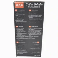 MOLINO DE CAFÉ ELÉCTRICO RAF 600G R.97132-110 - Imagen 5