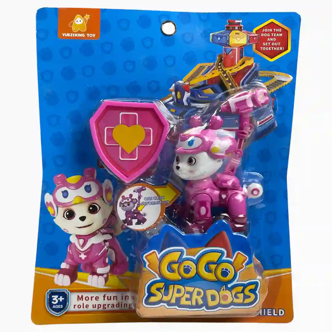 MUÑECO BLISTER GOGO SUPER DOGS GG804 77-009-01 MUÑECO BLISTER GOGO SUPER DOGS GG804 77-009 - Imagen 1