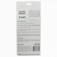 PEGANTE INFINITA BLISTER SUPER EPOXY 25G 2 EN 1 750 - Imagen 2