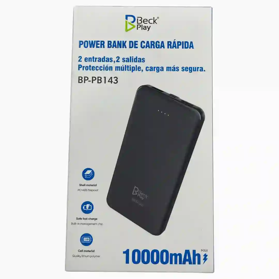 POWER BANK BECK PLAY BP-PB143-01 POWER BANK BECK PLAY BP-PB143 - Imagen 1