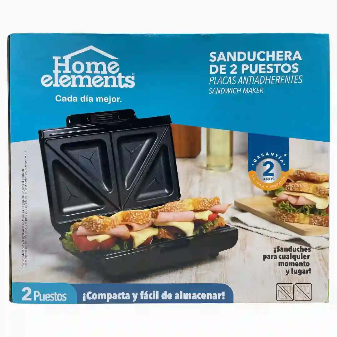 SANDUCHERA HOME ELEMENTS HESM2P155N-01 SANDUCHERA HOME ELEMENTS HESM2P155N - Imagen 1