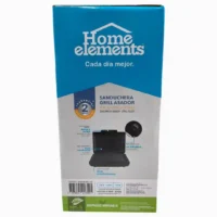 SANDUCHERA PARRILLA HOME ELEMENTS HESMG155N - Imagen 3