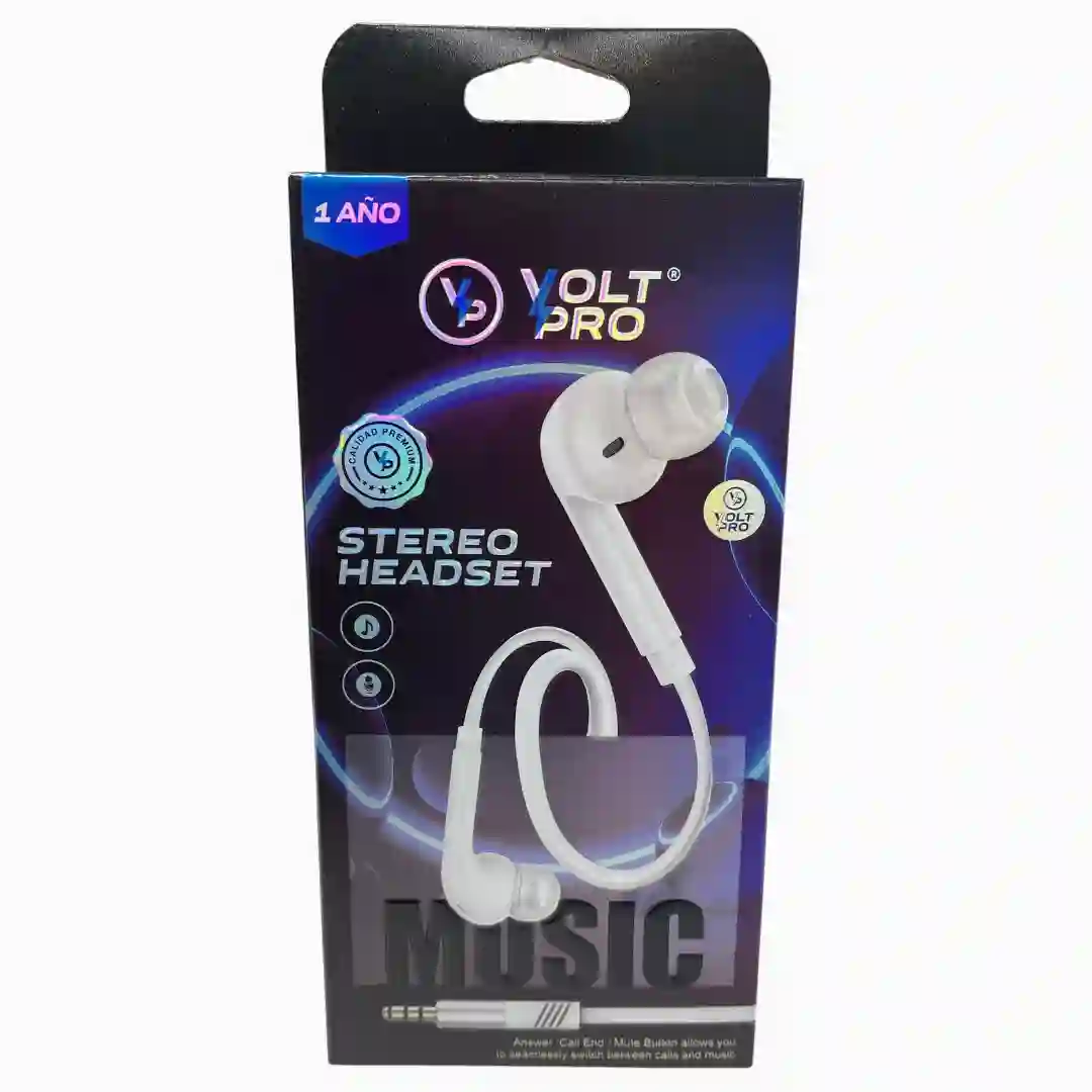 AUDÍFONOS MANOS LIBRE VOLT PRO VP-606-01 AUDÍFONOS MANOS LIBRE VOLT PRO VP-606 - Imagen 1