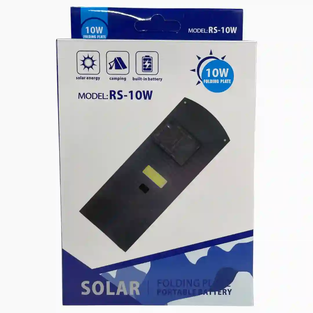 CARGADOR PORTABLE DE PANEL RS-10W (BOX X40)-01 CARGADOR PORTABLE DE PANEL RS-10W (BOX X40) - Imagen 1