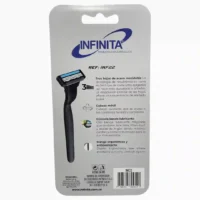 MÁQUINA DE AFEITAR TRIPLE HOJA CON 3 REPUESTOS INF22 - Imagen 2