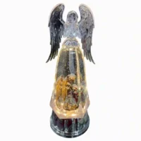ÁNGEL DE CRISTAL LUZ Y SONIDO W113