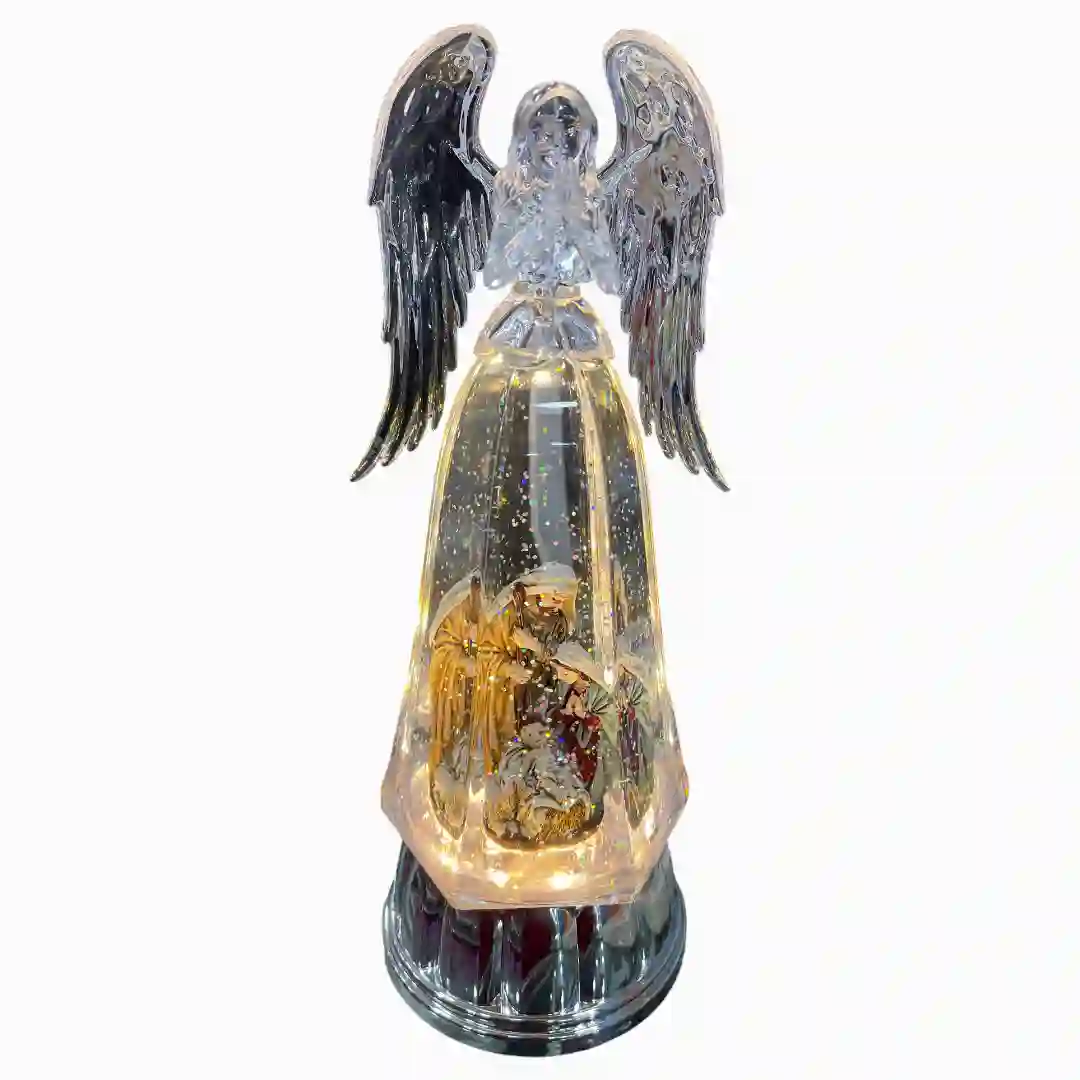 ÁNGEL DE CRISTAL LUZ Y SONIDO W113-01 ÁNGEL DE CRISTAL LUZ Y SONIDO W113 - Imagen 1
