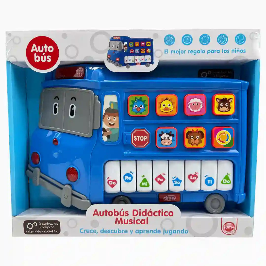 BUS INFANTIL MUSICAL 137 MG50292 (BOX X60)-01 BUS INFANTIL MUSICAL 137 MG50292 (BOX X60) - Imagen 1
