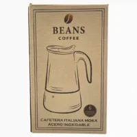 CAFETERA ITALIANA ACERO 6 TAZAS BN203 (BOX X36) - Imagen 3