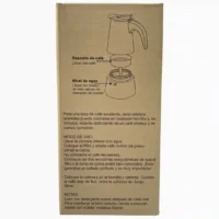 CAFETERA ITALIANA ACERO 6 TAZAS BN203 (BOX X36) - Imagen 4