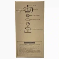 CAFETERA MOKA ITALIANA ACERO 9 TAZAS BN105 (BOX X24) - Imagen 4