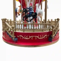 CARRUSEL DECORATIVO LUZ Y SONIDO S4786 - Imagen 4