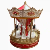 CARRUSEL DECORATIVO LUZ Y SONIDO S4786 - Imagen 5