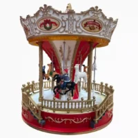 CARRUSEL DECORATIVO LUZ Y SONIDO S4786 - Imagen 2