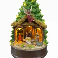 DECORACIÓN NAVIDEÑA ÁRBOL CON PESEBRE W073 - Imagen 2