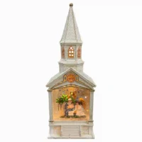 DECORACIÓN NAVIDEÑA CON PESEBRE S4775