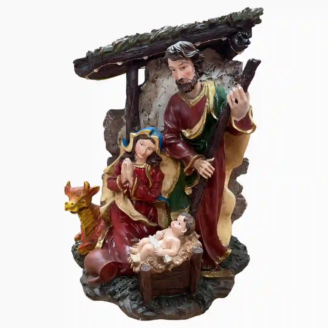 PESEBRE DECORATIVO CON LUZ Y SONIDO W3002-01 PESEBRE DECORATIVO CON LUZ Y SONIDO W3002 - Imagen 1
