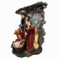PESEBRE DECORATIVO CON LUZ Y SONIDO W3002 - Imagen 4