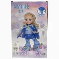 PRINCESA PATINADORA CON LUZ Y SONIDO 9503C (BOX X36) - Imagen 3