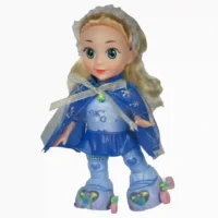 PRINCESA PATINADORA CON LUZ Y SONIDO 9503C (BOX X36) - Imagen 2